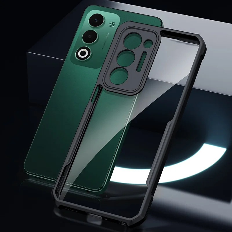 XUNDD Pour Oppo A5 5G / 4G Étui Résistant aux Chutes Housse de Téléphone TPU + Acrylique Transparent