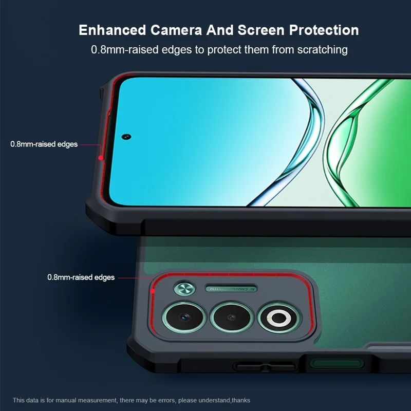 XUNDD Pour Oppo A5 5G / 4G Étui Résistant aux Chutes Housse de Téléphone TPU + Acrylique Transparent