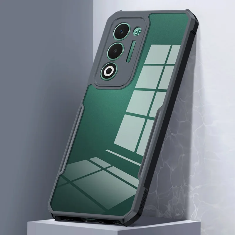 XUNDD Pour Oppo A5 5G / 4G Étui Résistant aux Chutes Housse de Téléphone TPU + Acrylique Transparent