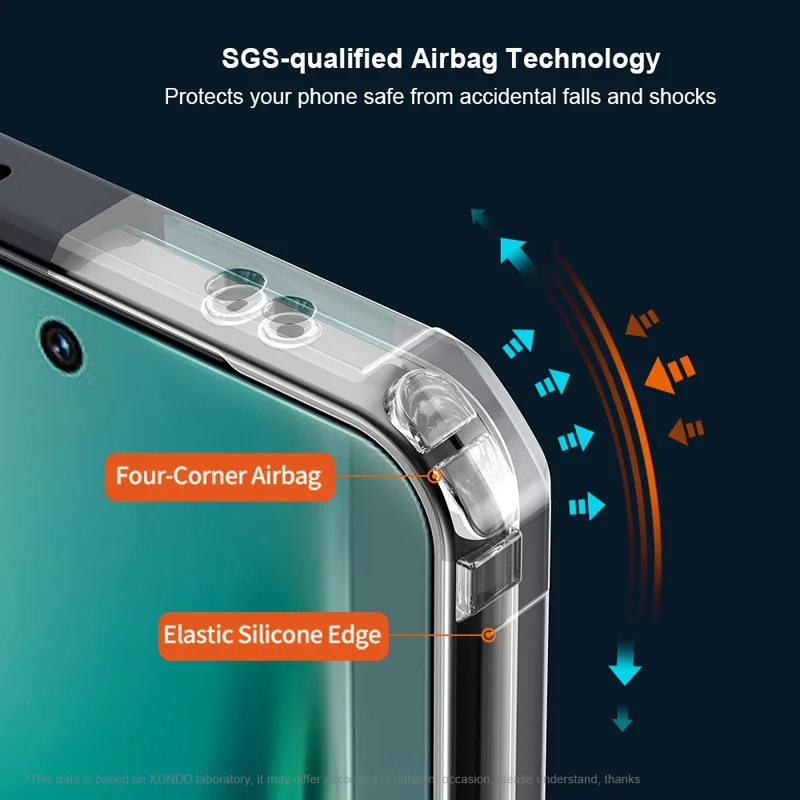 XUNDD für TECNO Camon 40 Premier 5G Hülle Stoßfeste TPU + Acryl Transparente Rückseite Handyhülle