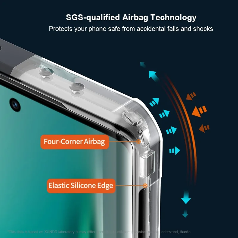 Чехол XUNDD для TECNO Camon 40 Pro 5G, противоударный, из ТПУ и акрила, прозрачный, для задней крышки телефона