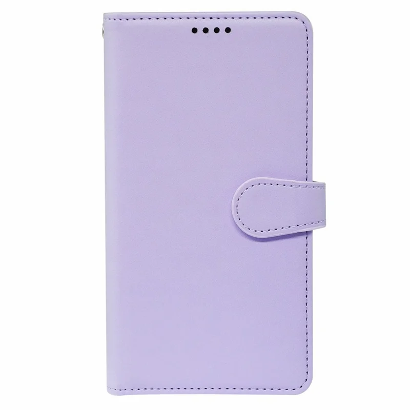 For Samsung Galaxy XCover7 Pro Case with 9 Card Slots PU Leather Stand Phone Cover - Purple