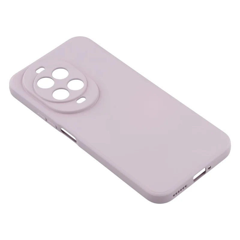 For Huawei nova 14 Pro 5G Case TPU Back Soft Anti-Scratch Fiber Lining Phone Cover - Purple