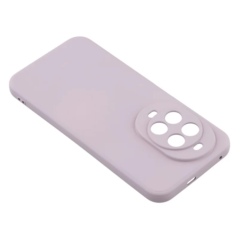 For Huawei nova 14 Pro 5G Case TPU Back Soft Anti-Scratch Fiber Lining Phone Cover - Purple