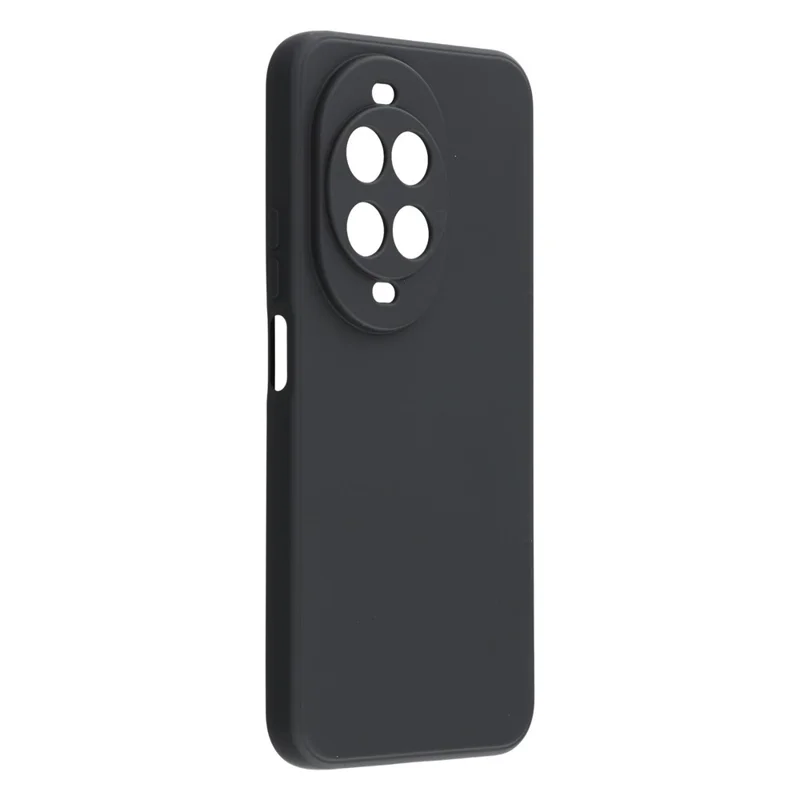 For Huawei nova 14 Ultra 5G Case TPU Back Soft Anti-Scratch Fiber Lining Phone Cover - Black