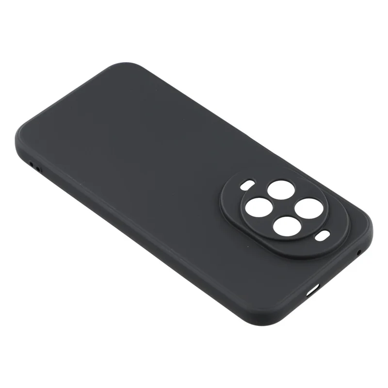 For Huawei nova 14 Ultra 5G Case TPU Back Soft Anti-Scratch Fiber Lining Phone Cover - Black