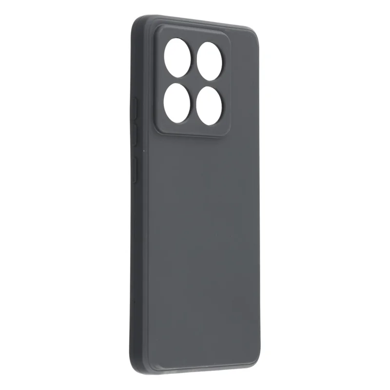 For Xiaomi 14T Case Precise Cutouts Straight Edge TPU Shockproof Phone Cover - Black