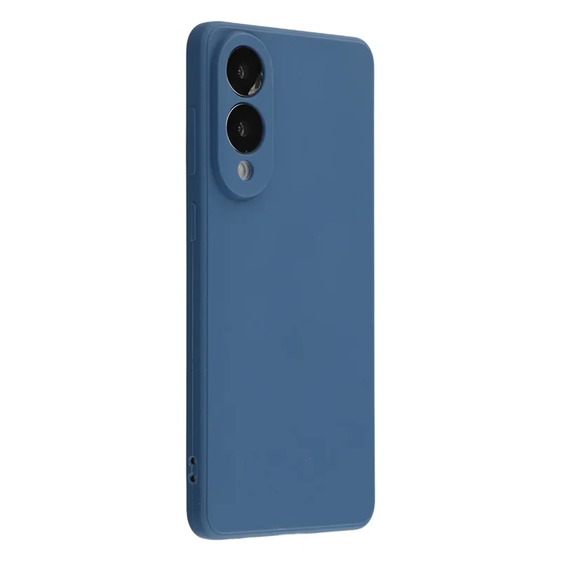 For Samsung Galaxy S25 Edge Case Precise Cutouts Straight Edge TPU Shockproof Phone Cover - Sapphire