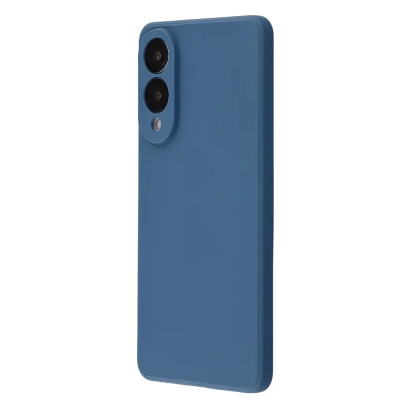 For Samsung Galaxy S25 Edge Case Precise Cutouts Straight Edge TPU Shockproof Phone Cover - Sapphire