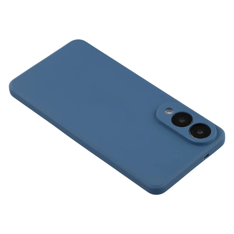 For Samsung Galaxy S25 Edge Case Precise Cutouts Straight Edge TPU Shockproof Phone Cover - Sapphire