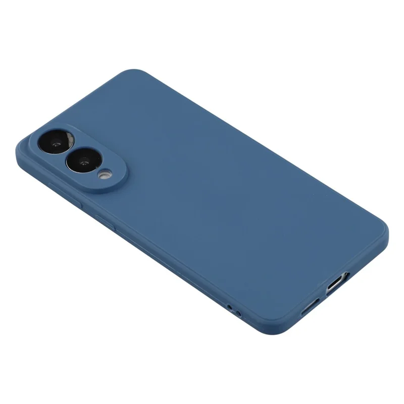 For Samsung Galaxy S25 Edge Case Precise Cutouts Straight Edge TPU Shockproof Phone Cover - Sapphire