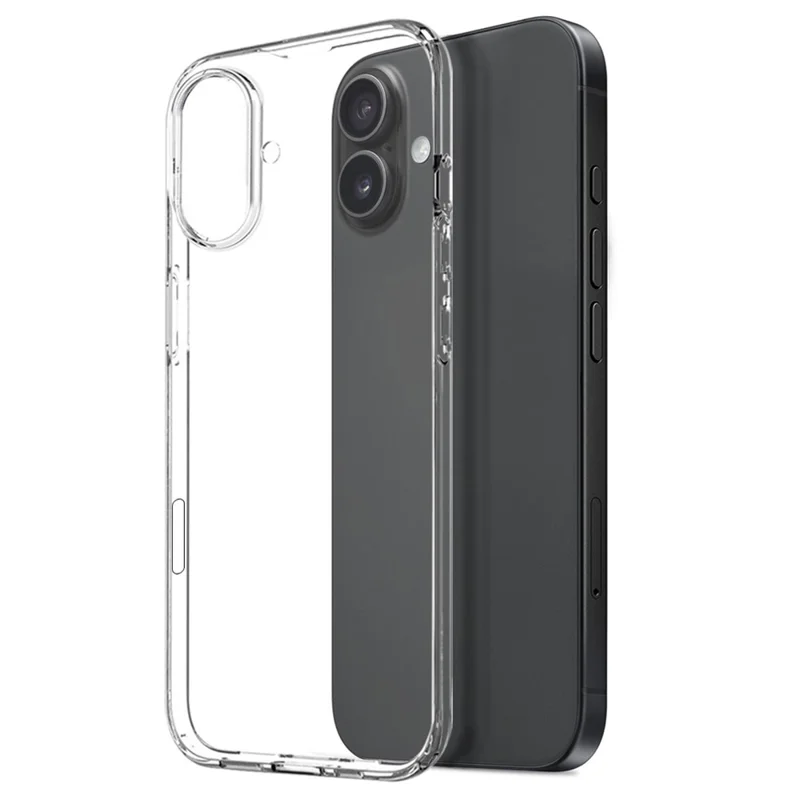 NORTHJO Per iPhone 17 Cover Custodia Morbida in TPU Trasparente con Pellicola Protettiva in Vetro Temperato
