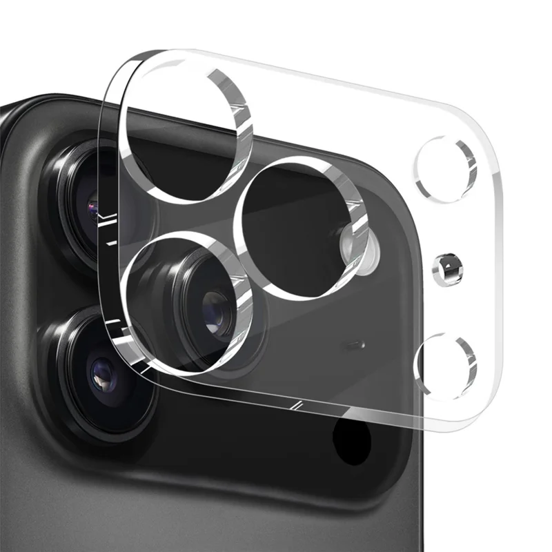 NORTHJO For iPhone 17 Pro Max Case Shockproof TPU Clear Phone Cover with Tempered Glass and Camera Lens Film