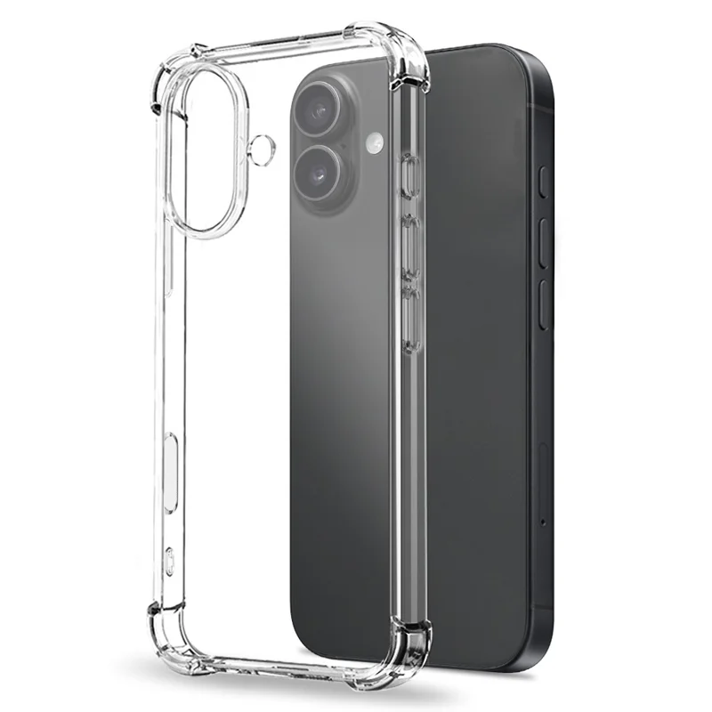 NORTHJO Étui avec Protection Renforcée pour iPhone 17 - Coque Transparente Antichoc avec Verre Trempé