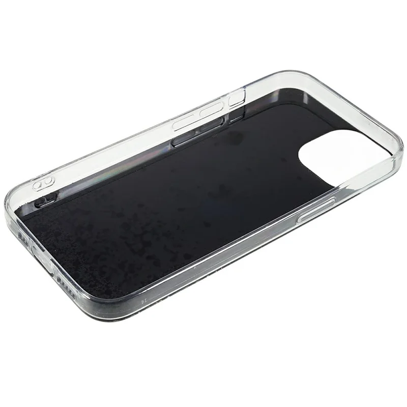 Bulk Purchasing For iPhone 15 Plus Case Starry Sky Sparkle Epoxy Anti-Drop TPU Phone Cover - Black