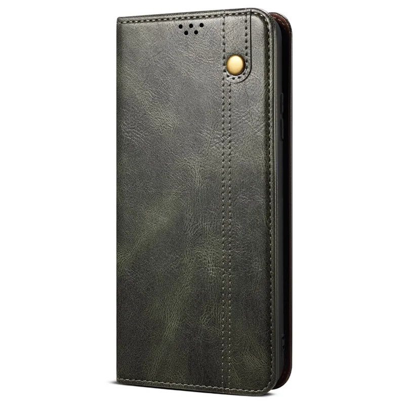 Étui pour OnePlus 13s 5G Texture Crazy Horse Cuir Ciré Portefeuille Support de Téléphone - Vert