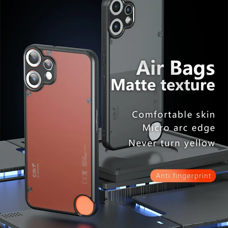 Cover per Nothing CMF Phone 2 Pro Compatibile con MagSafe in TPU+PC Cover Opaca per Smartphone