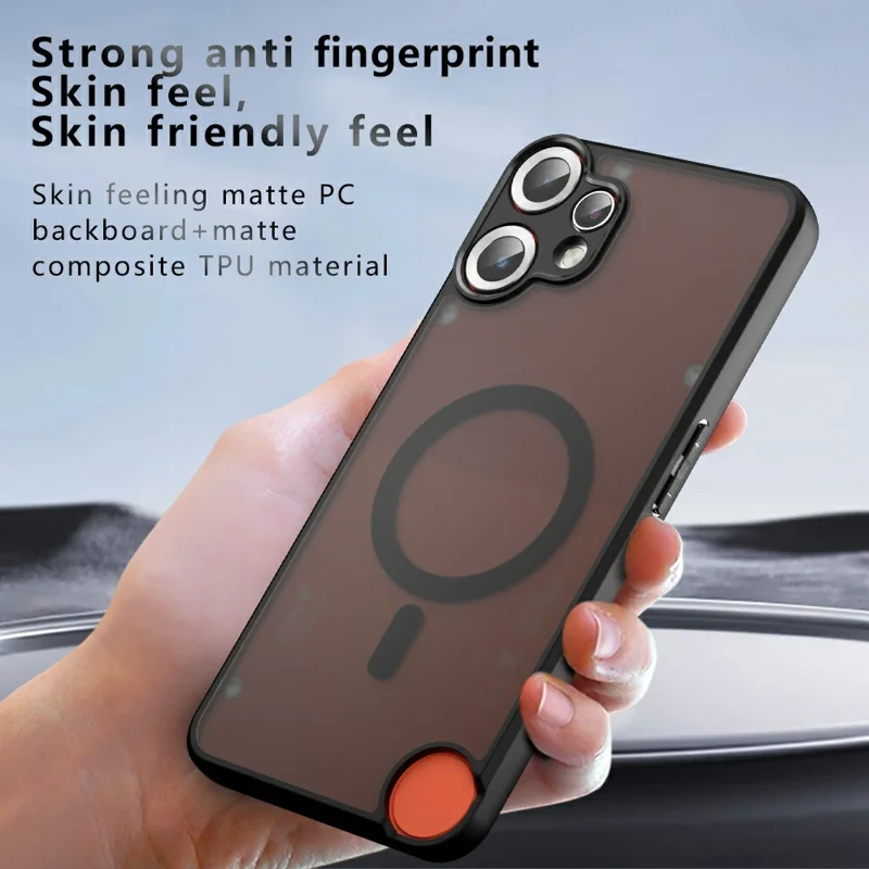 Cover per Nothing CMF Phone 2 Pro Compatibile con MagSafe in TPU+PC Cover Opaca per Smartphone