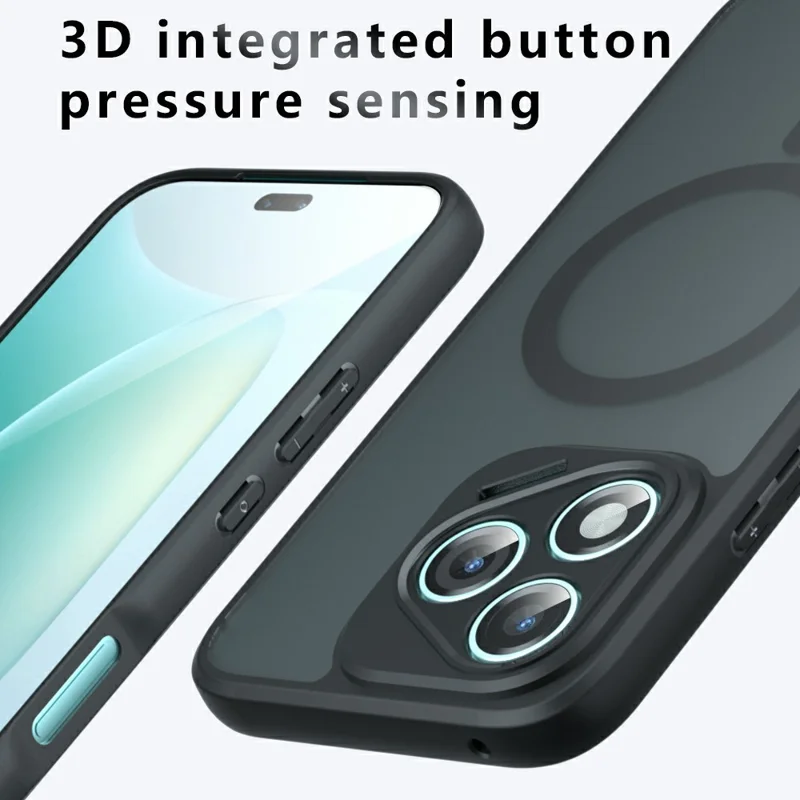 Cover per Honor 400 Lite 5G Compatibile con MagSafe in TPU+PC Cover per Telefono Opaca