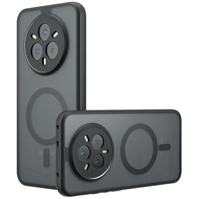 Étui pour Realme 14 Pro 5G Compatible avec MagSafe TPU+PC Coque de Téléphone Mat