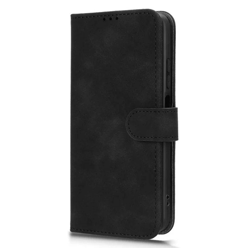 Cover a portafoglio in pelle per itel A95 5G con effetto pelle, antiurto - Nero