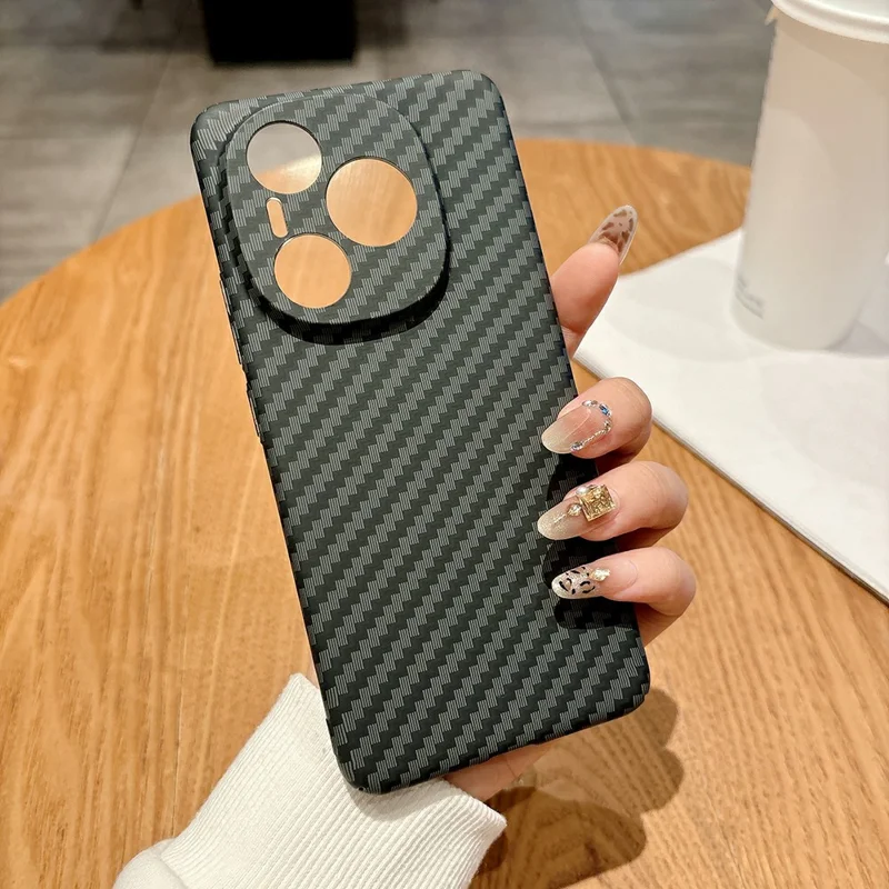 Capa Dura de Fibra de Carbono à Prova de Quedas para Telefone For Honor Power 5G - Preta
