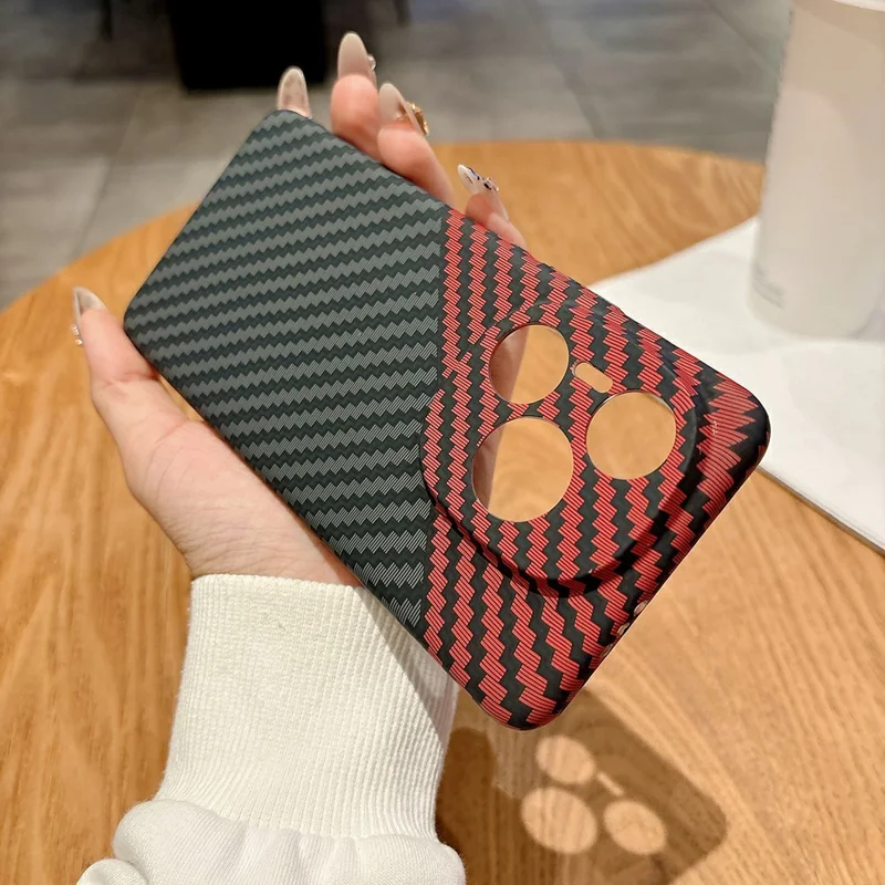 Capa Dura de Fibra de Carbono à Prova de Quedas para Telefone For Honor Power 5G - Preta
