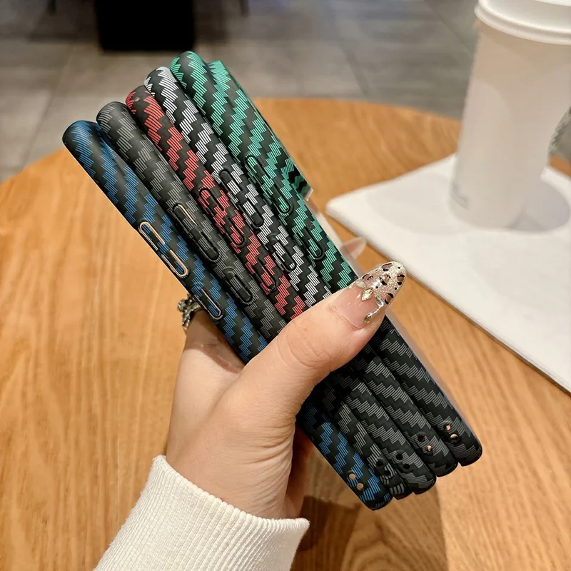 Capa Dura de Fibra de Carbono à Prova de Quedas para Telefone For Honor Power 5G - Preta