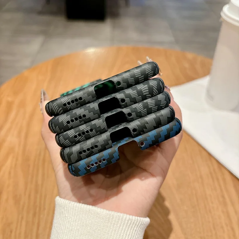 Capa Dura de Fibra de Carbono à Prova de Quedas para Telefone For Honor Power 5G - Preta