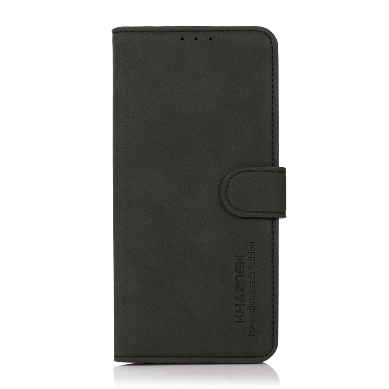 KHAZNEH Pour Samsung Galaxy XCover7 Pro Étui en Cuir PU Portefeuille Support Housse de Téléphone - Noir