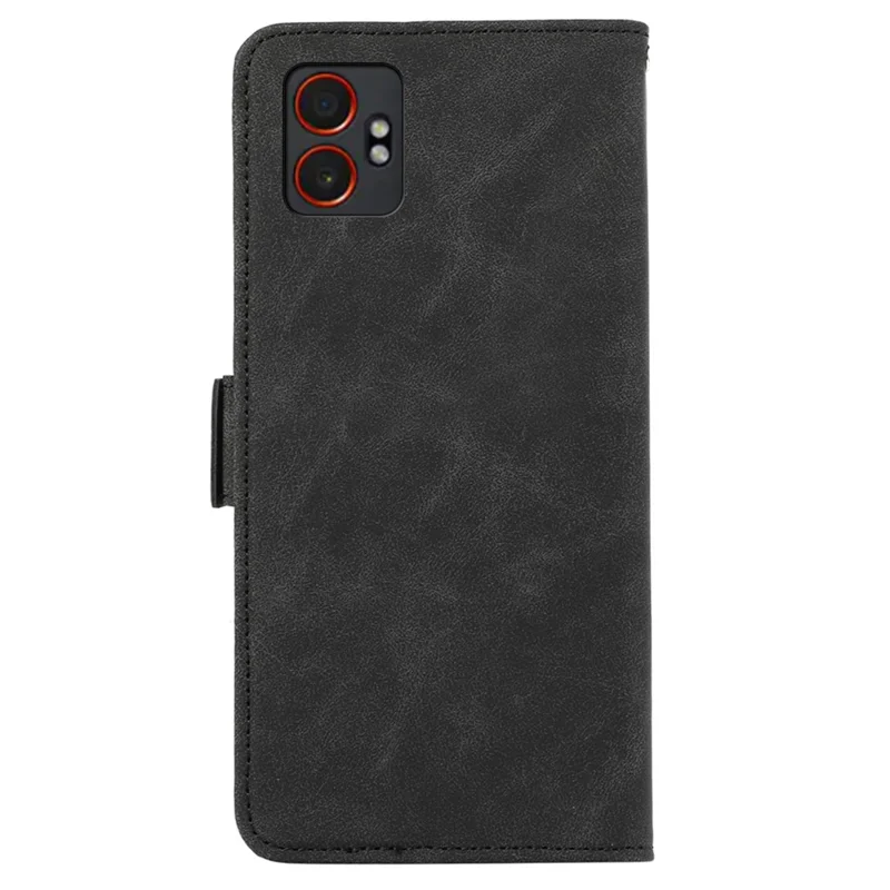 ABEEL для Samsung Galaxy XCover7 Pro Чехол из искусственной кожи с подставкой и защитой RFID - Черный