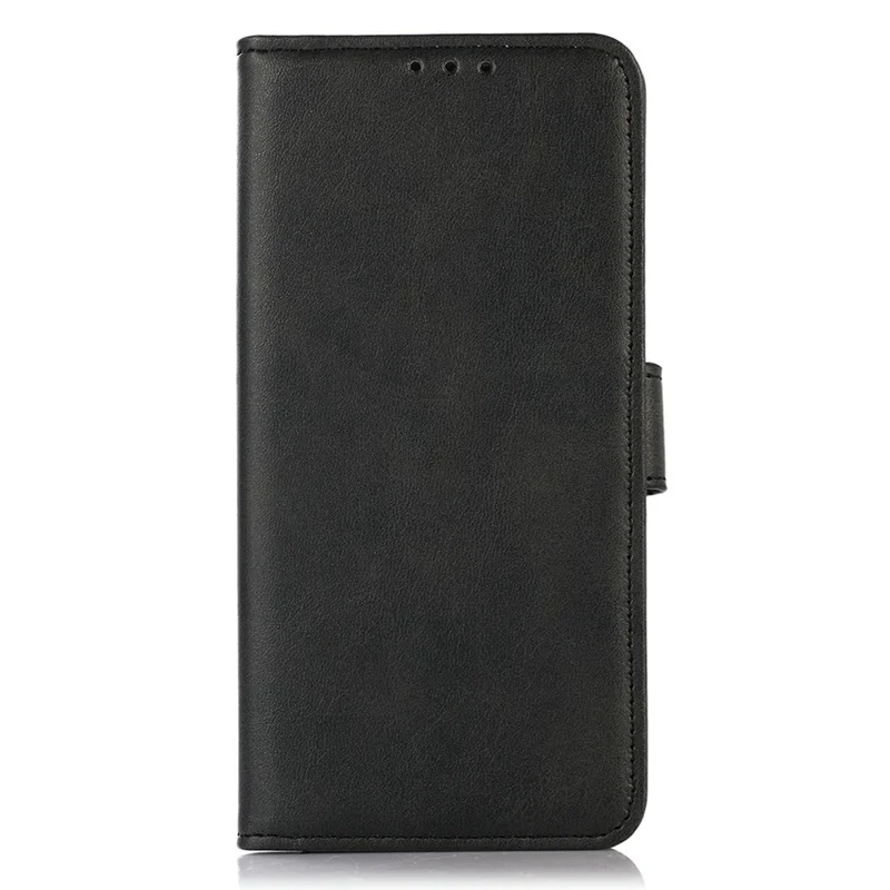 Pour le étui Samsung Galaxy XCover7 Pro Texture Cuir Vache Portefeuille Étui de Téléphone avec Support - Noir