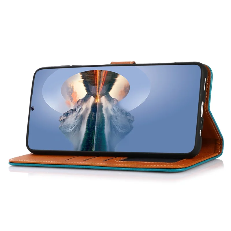 KHAZNEH Per Samsung Galaxy XCover7 Pro Custodia Portafoglio per Telefono con Supporto e Cover a Libro in Pelle - Nero