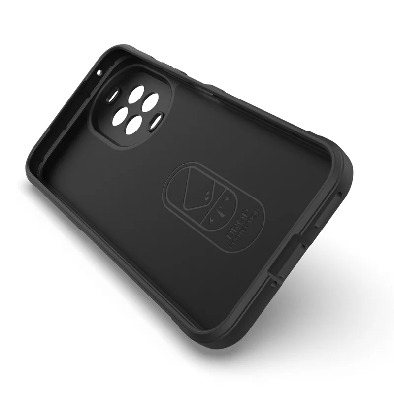 For Huawei nova 14 5G Case Anti-Drop Soft TPU Rugged Phone Back Cover - Black