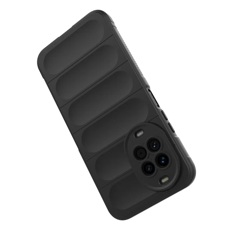 For Huawei nova 14 5G Case Anti-Drop Soft TPU Rugged Phone Back Cover - Black