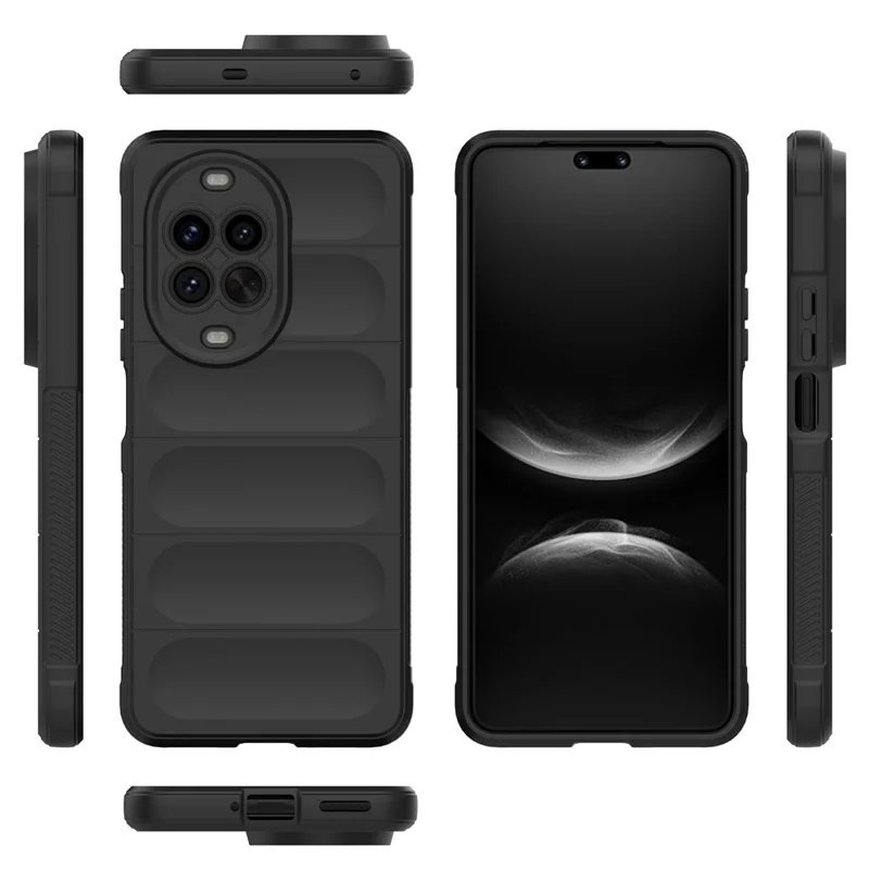 Capa para Huawei nova 14 Pro 5G Antichoque Macia de TPU Resistente para Celular - Preto