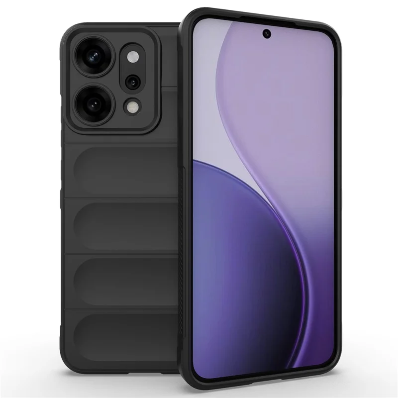 Cover per Oppo Reno14 Pro 5G (Globale) Custodia Antiurto Morbida in TPU Resistente per Smartphone - Nero