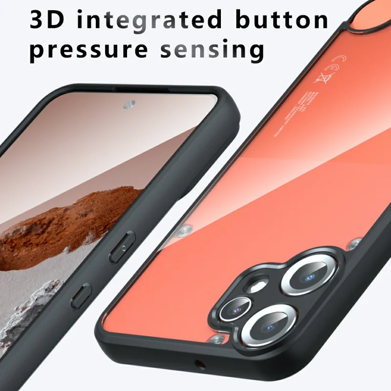 For Nothing CMF Phone 2 Pro Case TPU + PC Shockproof Clear Phone Cover