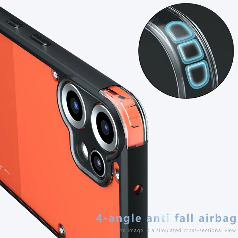 For Nothing CMF Phone 2 Pro Case TPU + PC Shockproof Clear Phone Cover