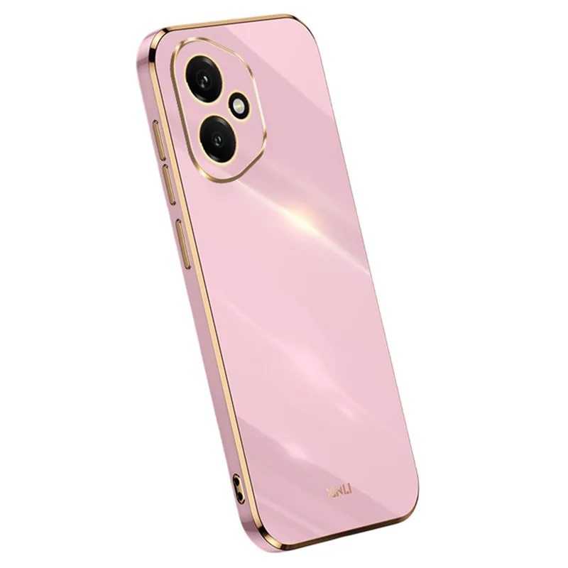 Capa XINLI para Honor 400 5G (Global) em TPU com Moldura Eletroplatinada - Roxa