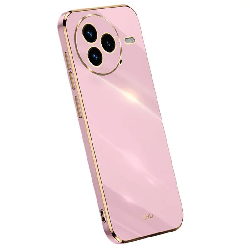 Cover XINLI per Xiaomi Civi 5 Pro 5G in TPU con Cornice Elettroplaccata - Viola