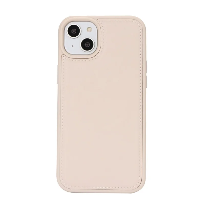 Cover per iPhone 15 Plus / 4 Plus Portafoglio Compatibile con MagSafe Antiurto Staccabile in Pelle PU - Beige