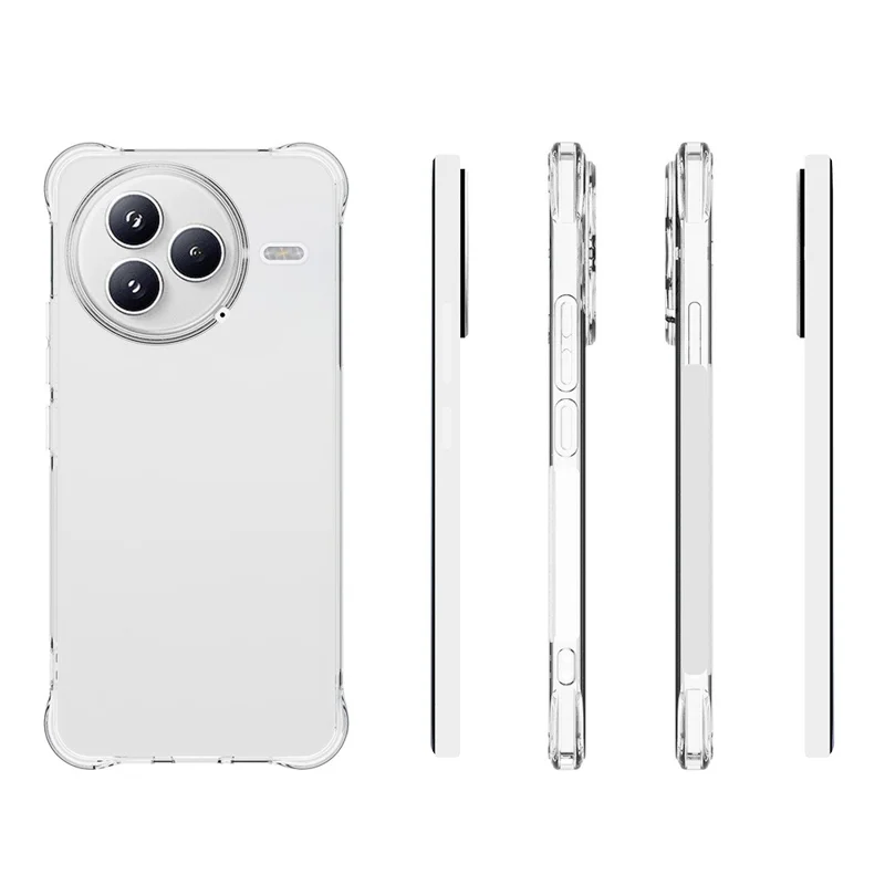 Cover per Xiaomi Civi 5 Pro 5G - Custodia in TPU Trasparente Antiscivolo per Cellulare