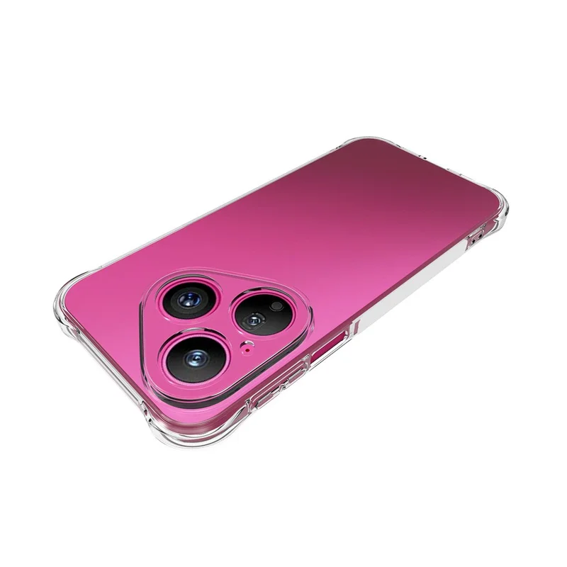 Capa de Celular Transparente TPU Antiderrapante para Huawei Pura 80
