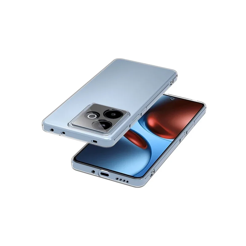 Funda de teléfono transparente ultradelgada y flexible de TPU para Realme GT 7 5G / GT 7T 5G