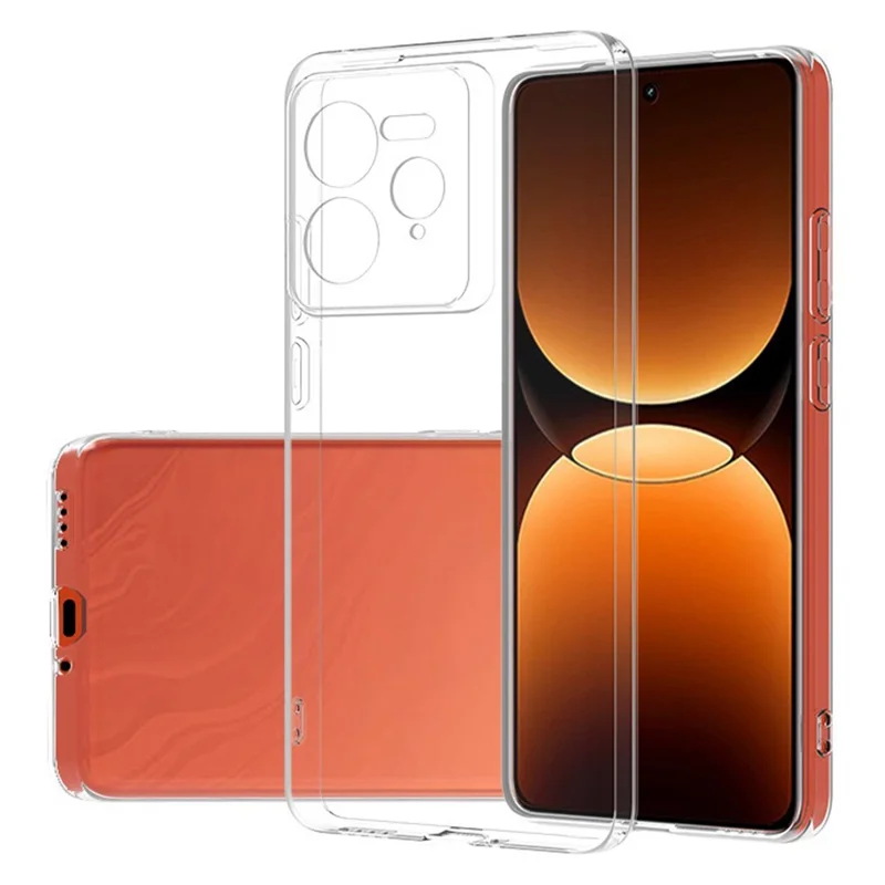 Für Realme GT 7 Pro 5G Rückseite Ultradünne Flexible TPU Transparente Handyhülle