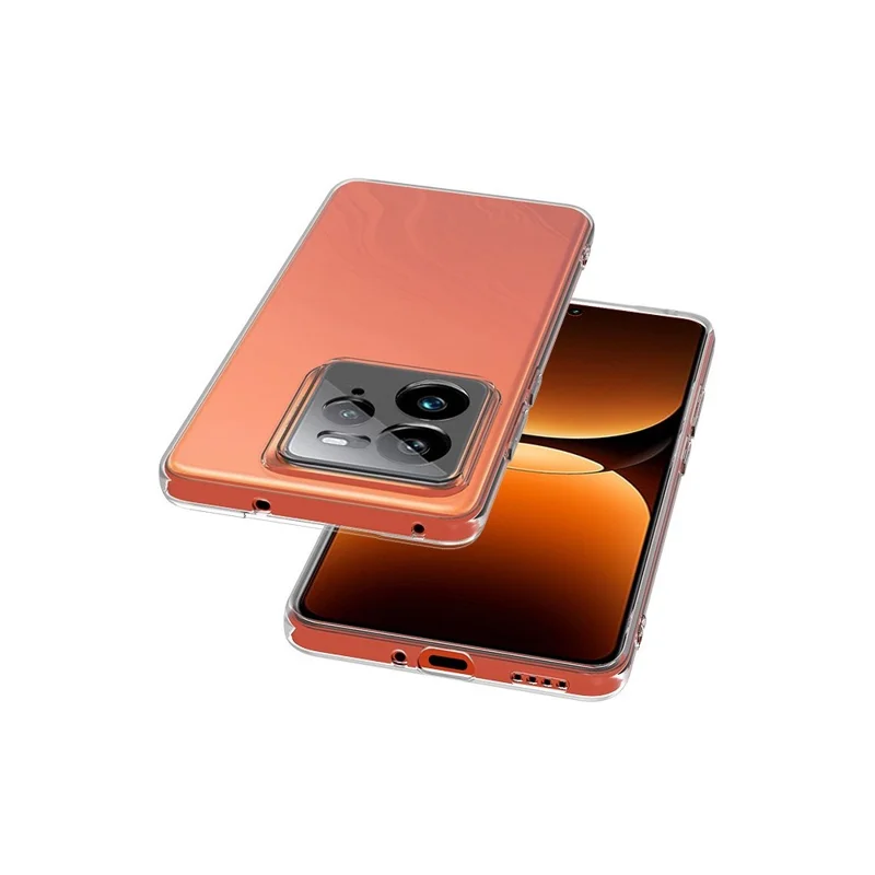 Für Realme GT 7 Pro 5G Rückseite Ultradünne Flexible TPU Transparente Handyhülle