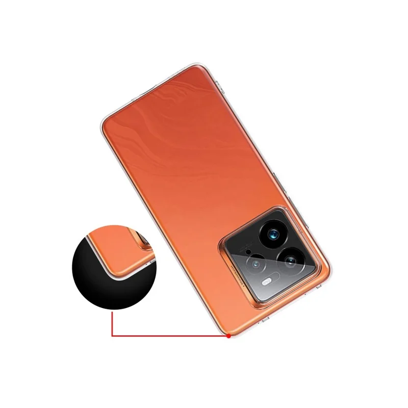 Für Realme GT 7 Pro 5G Rückseite Ultradünne Flexible TPU Transparente Handyhülle