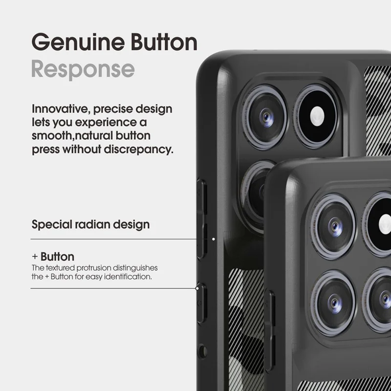 Étui IBMRS pour Motorola Edge 60 Pro 5G - Cadre TPU Souple, Dos PC Rigide, Housse de Protection Antichoc - Camouflage Quadrillé