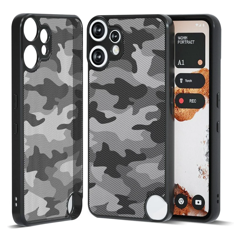 IBMRS For Nothing CMF Phone 2 Pro Case Soft TPU Frame Hard PC Back Anti-Fall Phone Cover - Artistic Camouflage